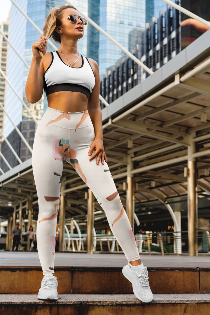 High-end sportswear/Active tights Stretch leggings Yoga pants