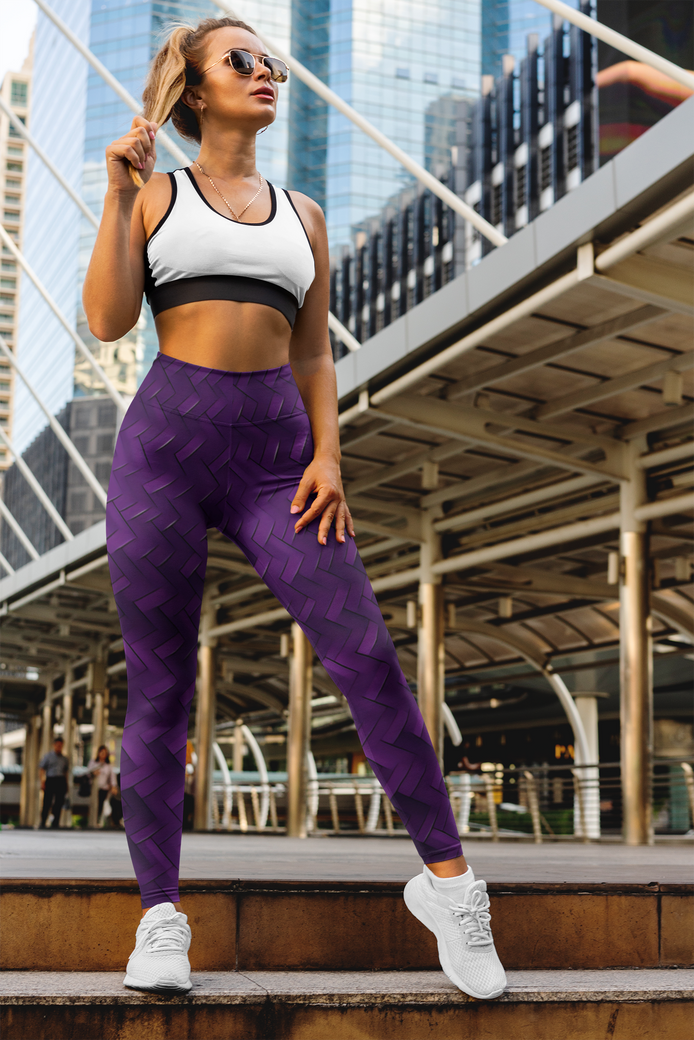 Women's Active Stretch Leggings with Pockets Mid Rise Yoga Pants -  Walmart.com