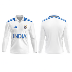 Customised India Test Cricket Team Jersey.