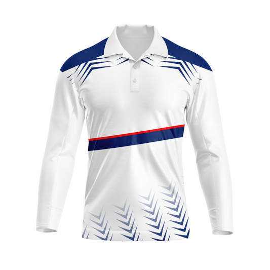 Next Print Polo Neck White Customized Jersey NP00001A1