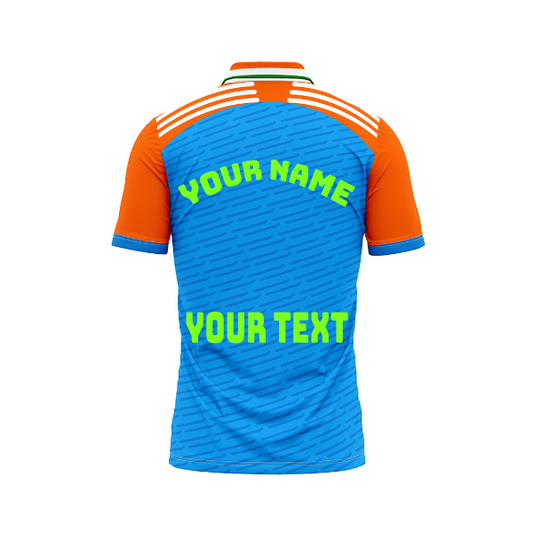 Customised India Cricket Jersey 2024.