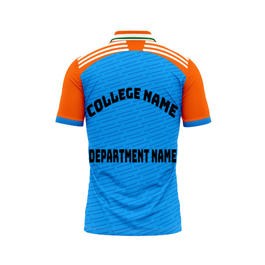 Customised India Cricket Name And Number Printed Jersey 2024.