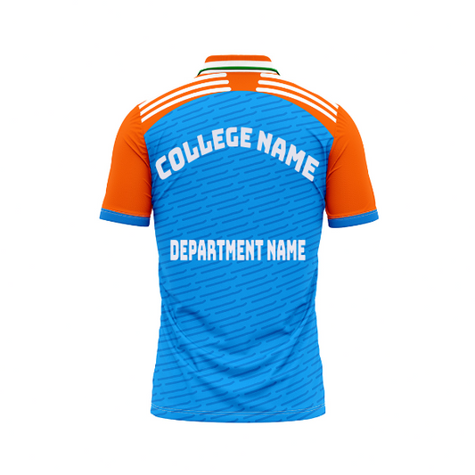 Customised India Cricket Name And Number Printed Jersey 2024.