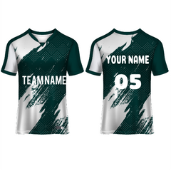 Next Print Customised  Round Neck Jersey With Name & Number. NP0000S89