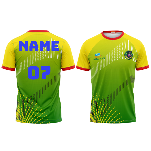 Next Print Customised Kabaddi Patna Pirates Jersey.