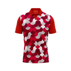 Red Polo Neck Half Sleeve T Shirt Nextprint M131