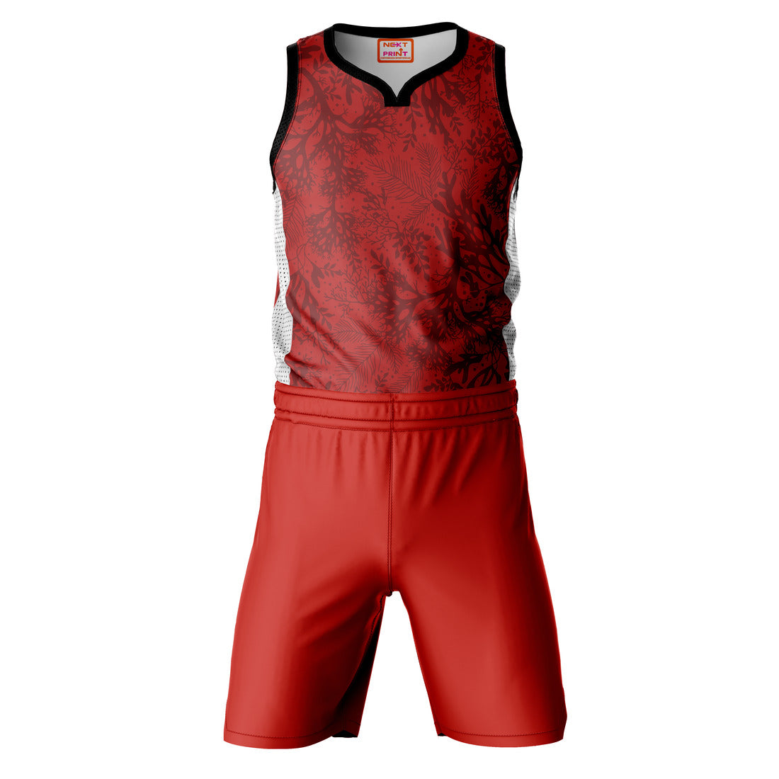 Red Basketball Jaesey With Shorts Nextprintr339