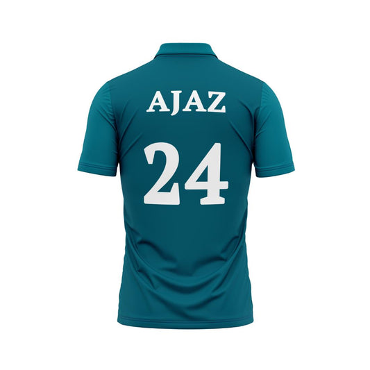 Next Print 2024 Newzeland Worldcup Ajaz Printed Polo Neck Jersey