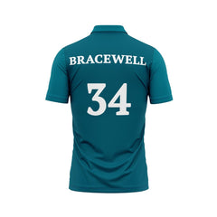 Next Print 2024 Newzeland Worldcup Bracewell Printed Polo Neck Jersey