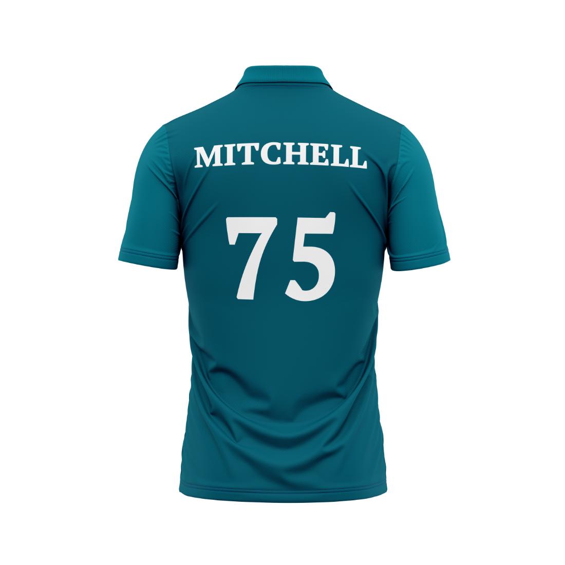 Next Print 2024 Newzeland Worldcup Mitchel Printed Polo Neck Jersey