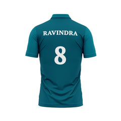 Next Print 2024 Newzeland Worldcup Ravindra Printed Polo Neck Jersey