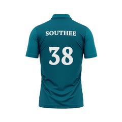 Next Print 2024 Newzeland Worldcup Southee Printed Polo Neck Jersey