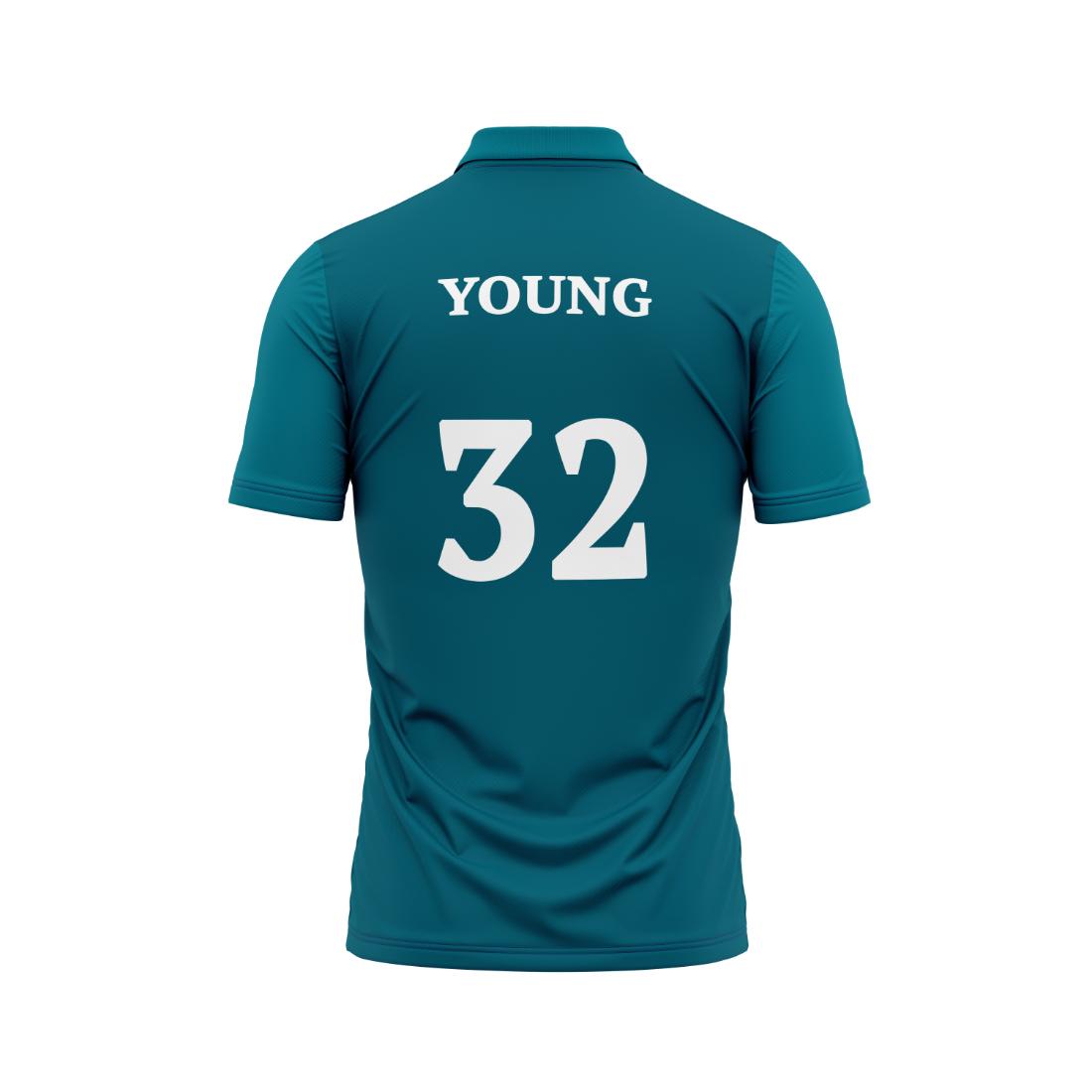 Next Print 2024 Newzeland Worldcup Young Printed Polo Neck Jersey