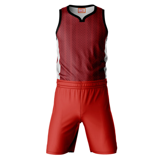 Red Basketball Jaesey With Shorts Nextprintr424