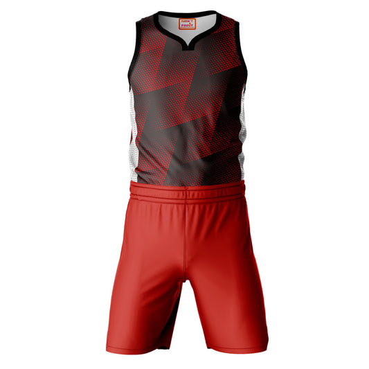 Red Basketball Jaesey With Shorts Nextprintr43