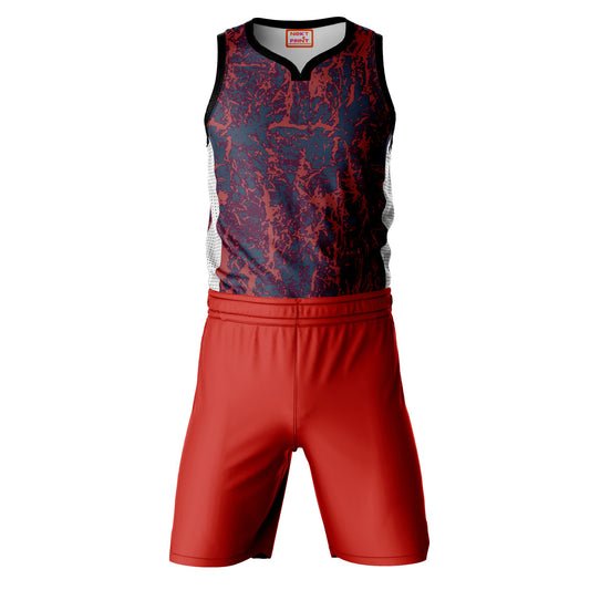 Red Basketball Jaesey With Shorts Nextprintr436