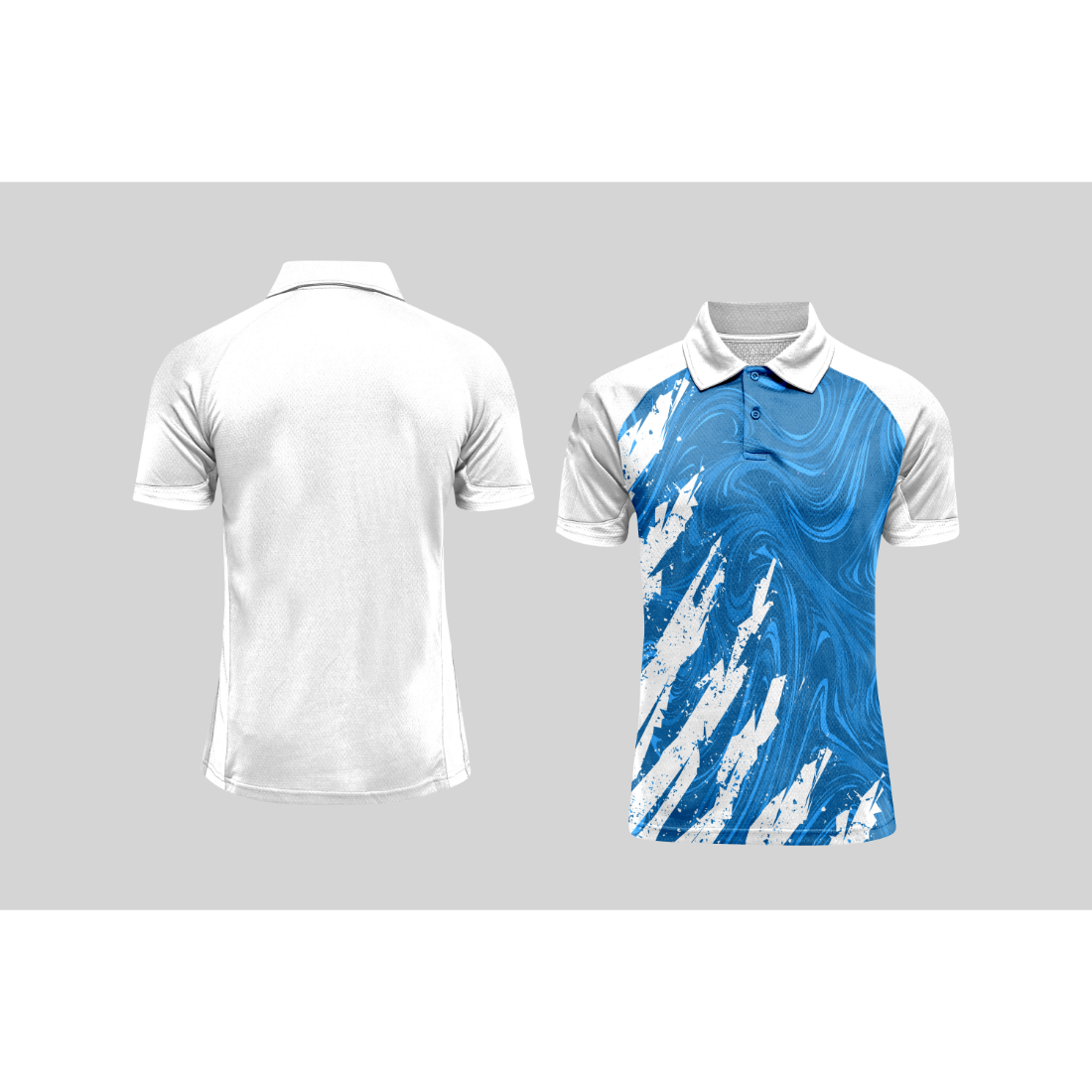 Next Print Cricket Polo Half White Customized Jersey NPCWH00A468