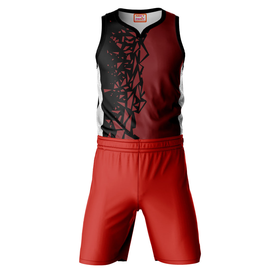 Red Basketball Jaesey With Shorts Nextprintr440