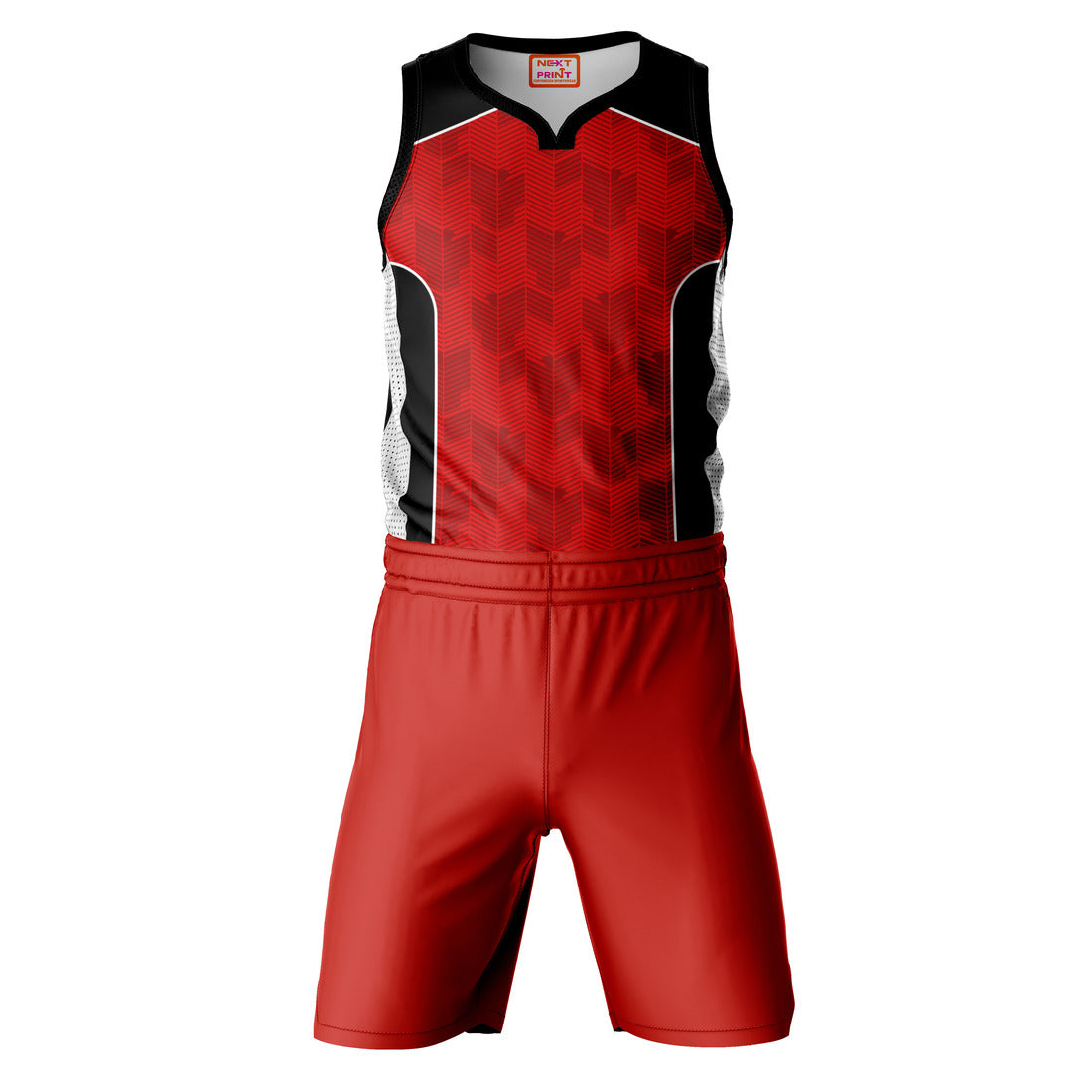 Red Basketball Jaesey With Shorts NextprintrA1114