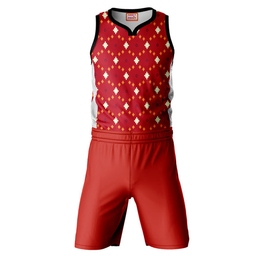 Red Basketball Jaesey With Shorts NextprintrA116