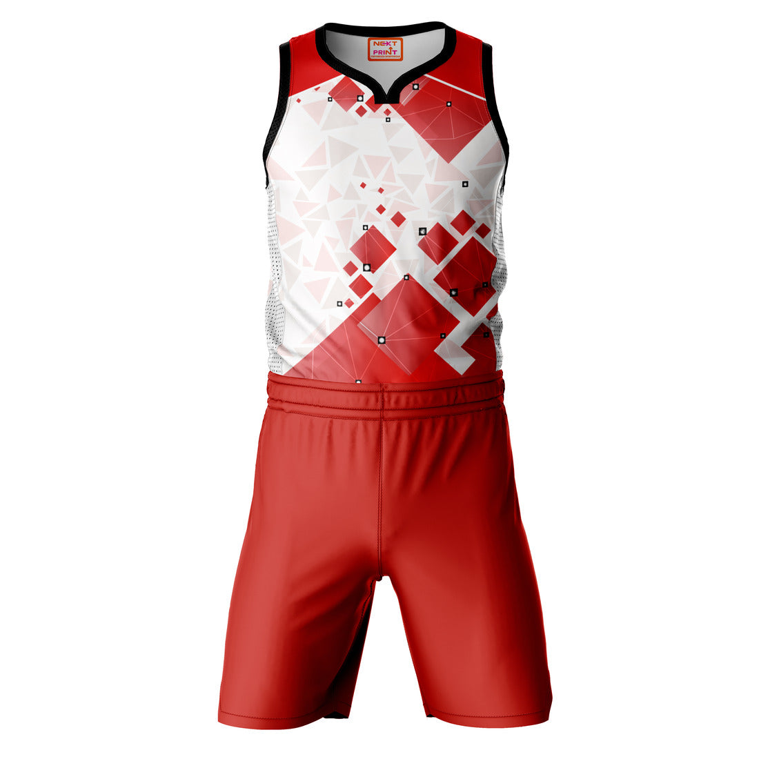 Red Basketball Jaesey With Shorts NextprintrA131