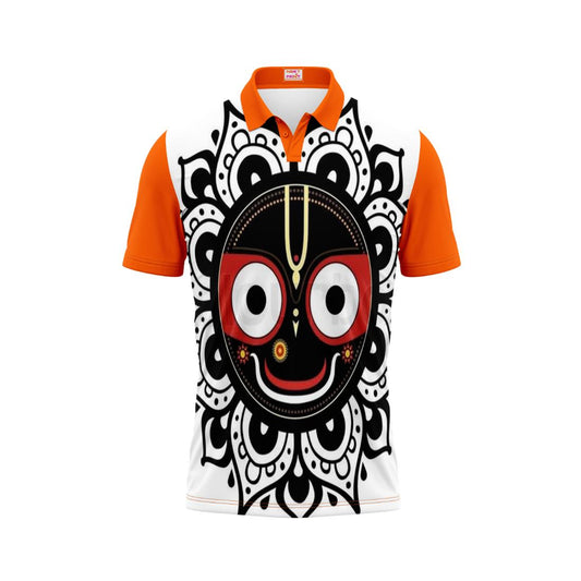 Next Print Puri Jagannath Photoprinted Tshirt Orange Colour Design 61