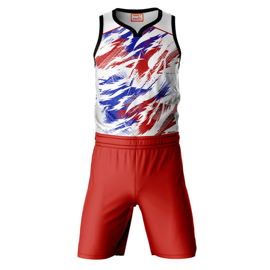 Red Basketball Jaesey With Shorts NextprintrA139