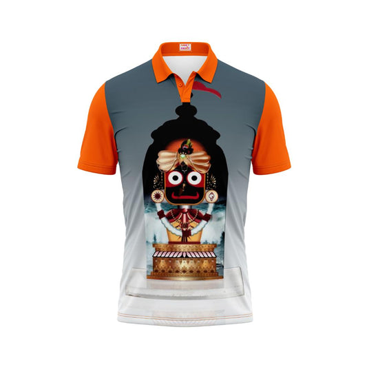 Next Print Puri Jagannath Photoprinted Tshirt Orange Colour Design 64