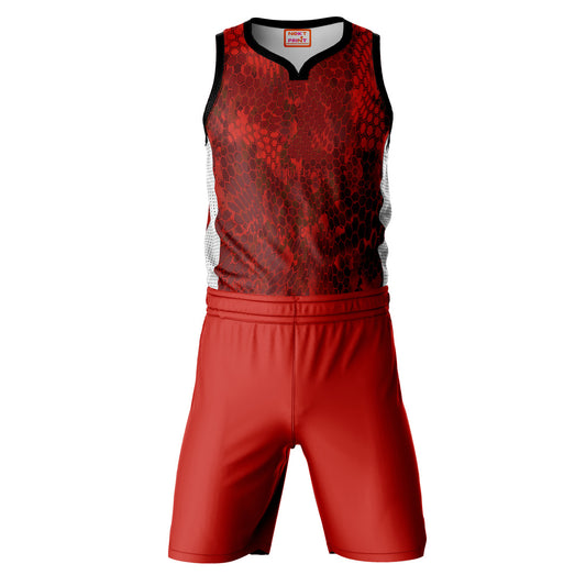 Red Basketball Jaesey With Shorts NextprintrA152