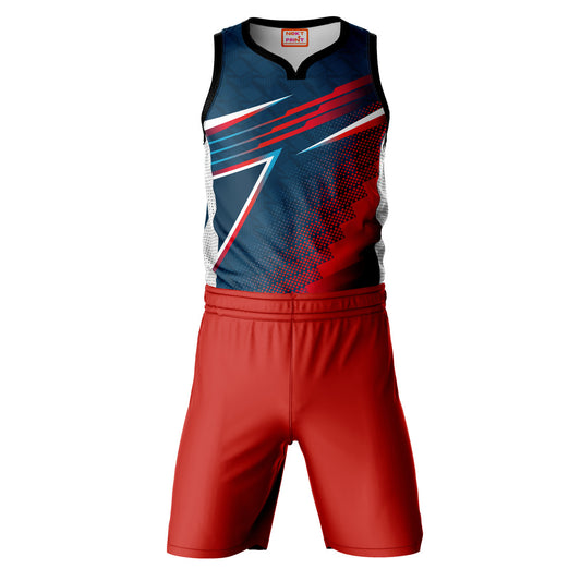 Red Basketball Jaesey With Shorts NextprintrA167