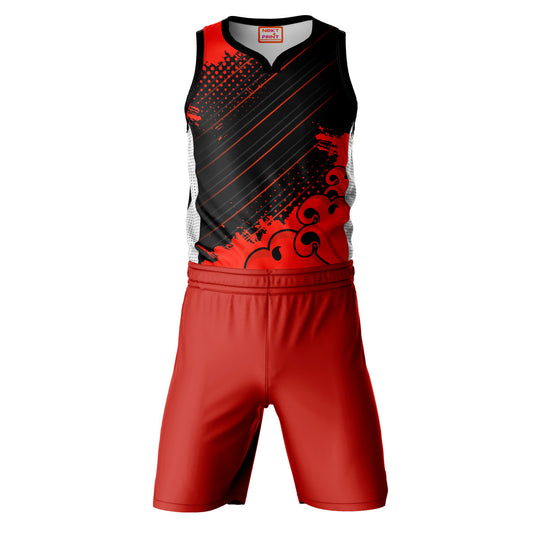 Red Basketball Jaesey With Shorts NextprintrA171