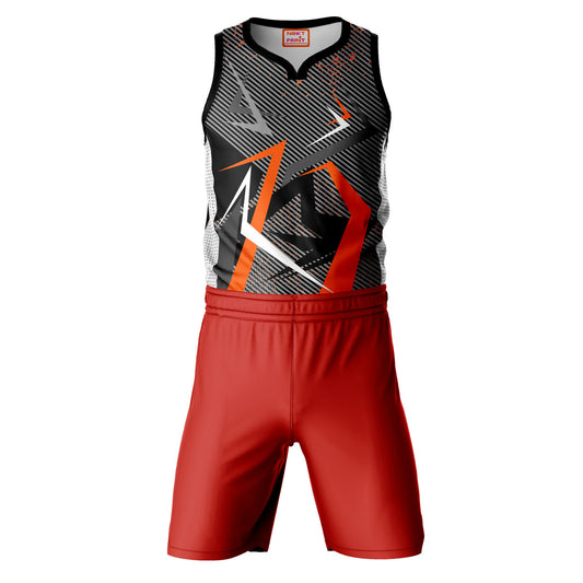 Red Basketball Jaesey With Shorts NextprintrA172