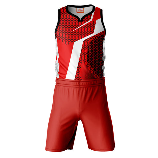 Red Basketball Jaesey With Shorts NextprintrA175