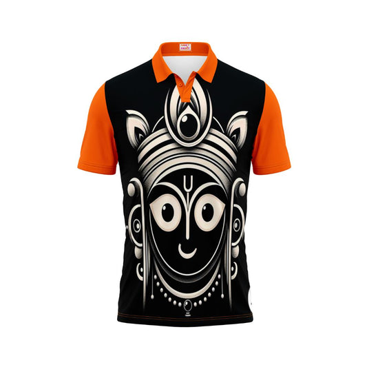 Next Print Puri Jagannath Photoprinted Tshirt Orange Colour Design 74