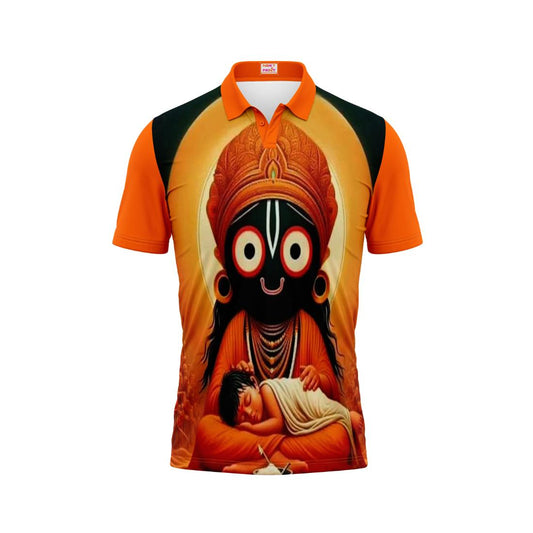 Next Print Puri Jagannath Photoprinted Tshirt Orange Colour Design 76