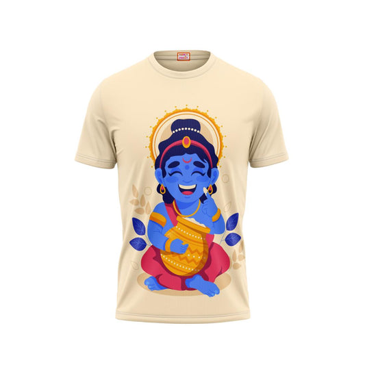 Next Print Krishna janmashtami All Over Printed Tshirt