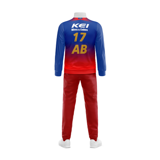 AB De Villiers RCB High Neck Bomber Jacket With Track Pant RCBJ1