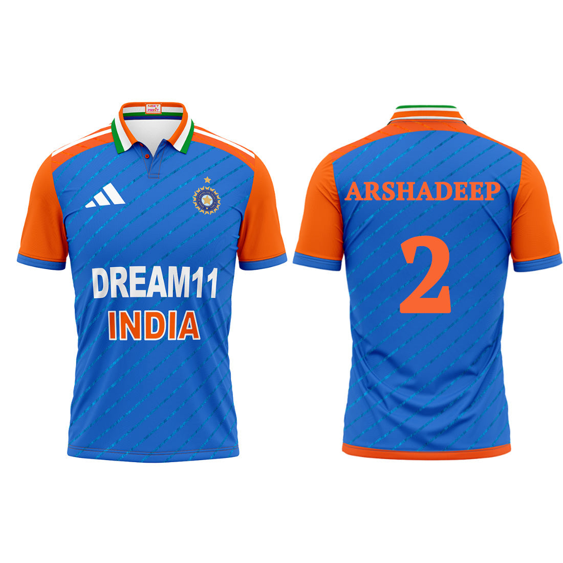 Next Print India Cricket Arshadeep Agarwal Jersey 2024