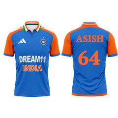 Next Print India Cricket Asish Nehra Jersey 2024