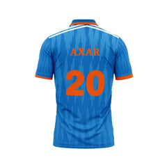 Next Print Axar Patel Printed India Cricket ODI Jersey