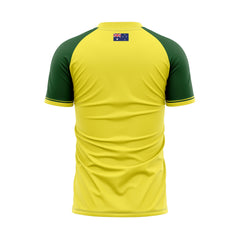 Next Print ICC Champions Trophy 2025 Australia Yellow Jersey T-shirt.