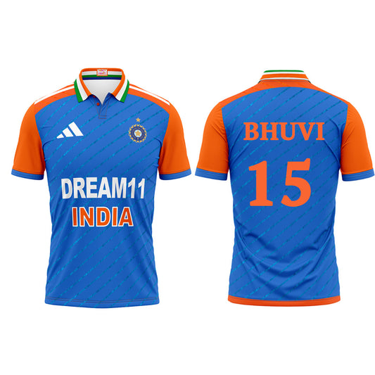 Next Print India Cricket Bhuvi Jersey 2024