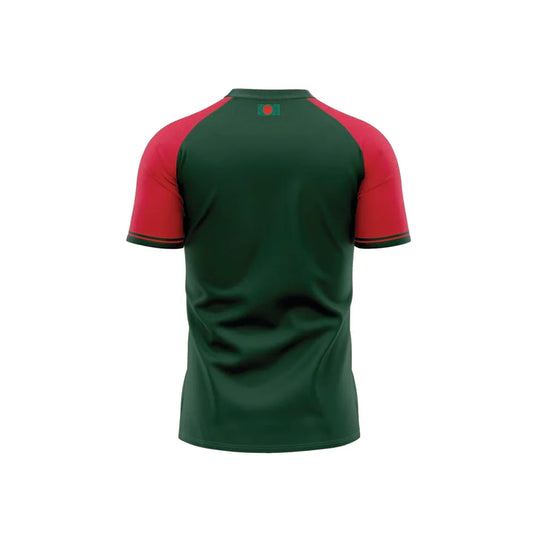 Next Print ICC Champions Trophy 2025 Bangladesh Green Jersey T-shirt.