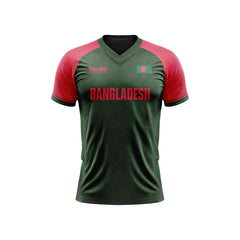 Next Print ICC Champions Trophy 2025 Bangladesh Green Jersey T-shirt.