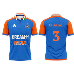 Next Print India Cricket Chahal Jersey 2024