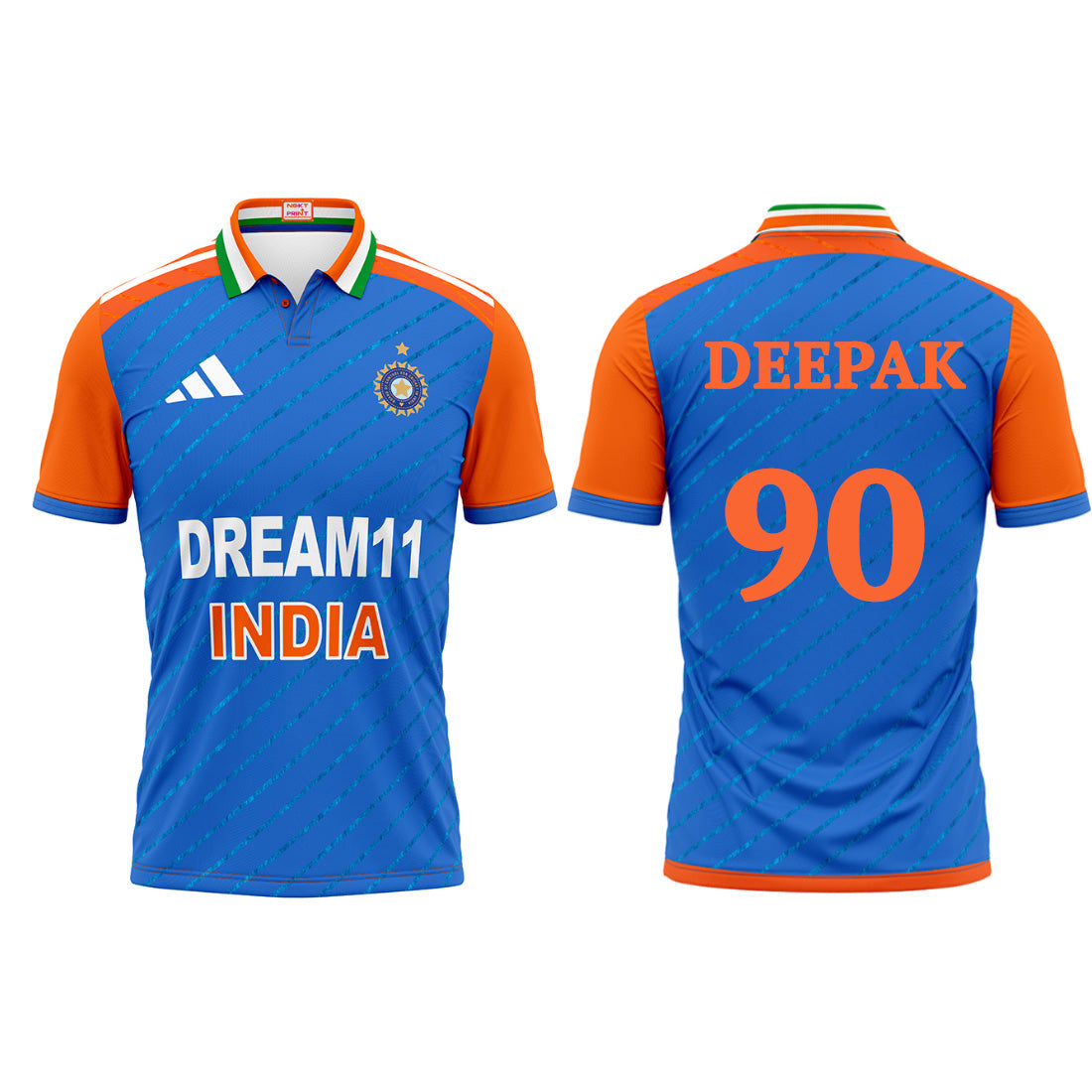 Next Print India Cricket Deepak Jersey 2024.