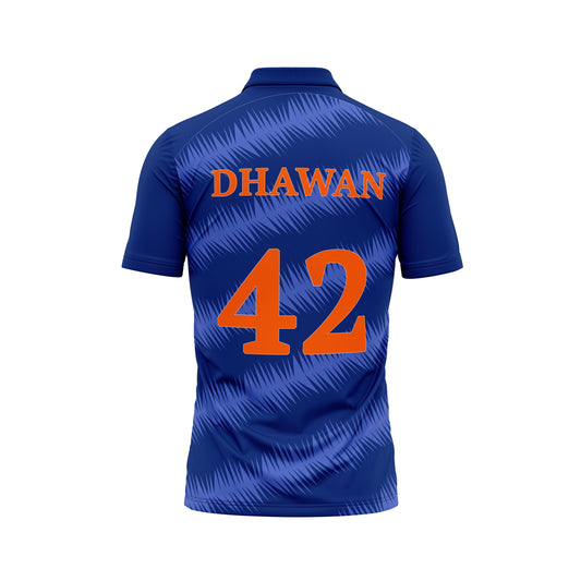 Next Print Dhawan Printed India Fan Cricket Jersey