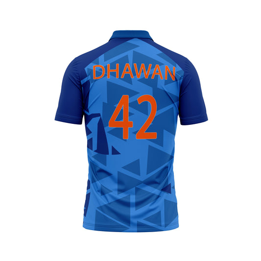Next Print Dhawan Printed Jersey Blue