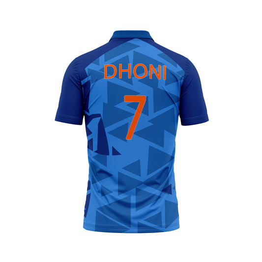 Next Print Dhoni Printed Jersey Blue