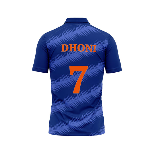 Next Print Dhoni Printed India Fan Cricket Jersey